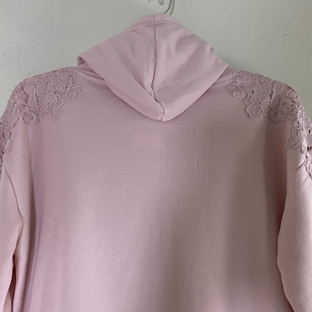 NWT. C & A Hoodie with Floral Embellishments. Small. - Picture 10 of 11